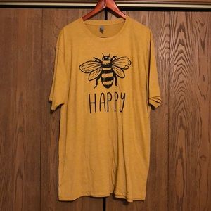 Next Level Mustard ”Bee Happy” t-shirt